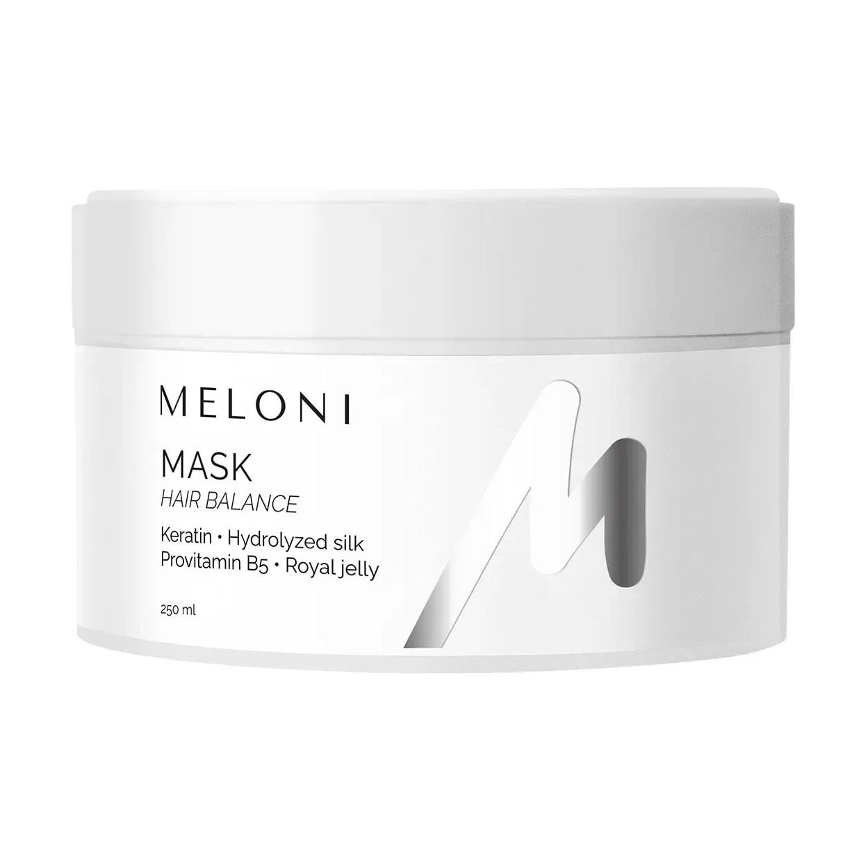 Відновлювальна маска для волосся MELONI Hair Balance Mask з кератином та гідролізатом шовку, 250 мл